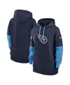Nike Women's Navy Tennessee Titans 2024 Sideline Essential Fleece Pullover Hoodie