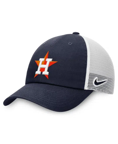 Nike Women's Navy/white Houston Astros Club Trucker Adjustable Hat In Multi