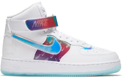 Pre-owned Nike Women's  Air Force 1 High Good Game Sneakers In White