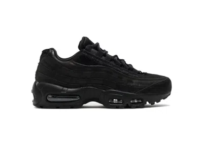 Pre-owned Nike Women's  Air Max 95 Premium Pony Hair Sneakers In Black