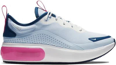 Pre-owned Nike Women's  Air Max Dia Half Blue Sneakers In Half Blue Blue Force Hyper Pink Summit White