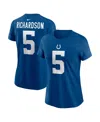 Nike Women's  Anthony Richardson Royal Indianapolis Colts 2023 Nfl Draft First Round Pick Player Name In Royal