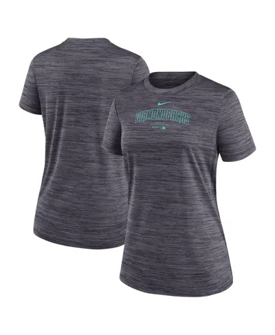 Nike Women's  Black Arizona Diamondbacks Authentic Collection Velocity Performance T-shirt