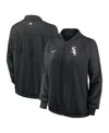Nike Women's  Black Chicago White Sox Authentic Collection Team Raglan Performance Full-zip Jacket In Black