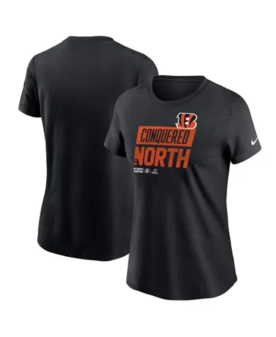 Nike Women's  Black Cincinnati Bengals 2022 Afc North Division Champions Locker Room Trophy Collectio