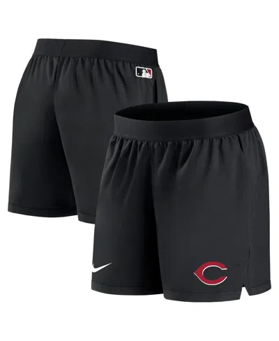 Nike Women's  Black Cincinnati Reds Authentic Collection Team Performance Shorts