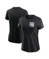 Nike Denver Broncos Crucial Catch Sideline  Women's Nfl T-shirt In Black