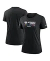 Nike Women's  Black Jacksonville Jaguars 2022 Nfl Crucial Catch Performance T-shirt In Black