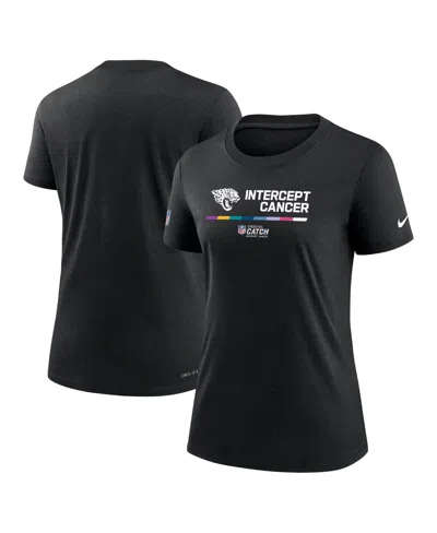 Nike Women's  Black Jacksonville Jaguars 2022 Nfl Crucial Catch Performance T-shirt
