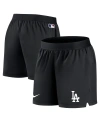 NIKE WOMEN'S NIKE BLACK LOS ANGELES DODGERS AUTHENTIC COLLECTION TEAM PERFORMANCE SHORTS