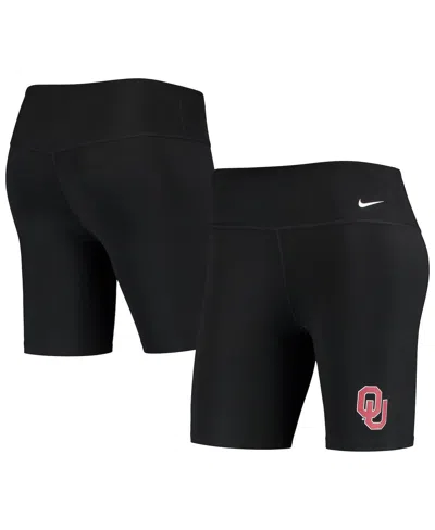 Nike Women's  Black Oklahoma Sooners Biker Performance Shorts
