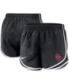 Nike Anthracite Alabama Crimson Tide Team Tempo Performance Shorts In Black