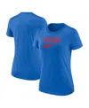Nike Women's  Blue Barcelona Swoosh T-shirt In Blue