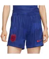 Nike Women's  Blue Uswnt 2023 Away Stadium Shorts In Blue