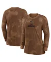 Nike Women's  Brown New Orleans Saints 2023 Salute To Service Long Sleeve T-shirt In Brown