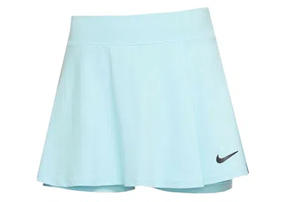 Pre-owned Nike Women's  Court Victory Flouncy Skirt In Light Blue