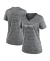 Nike Women's  Gray Chicago White Sox City Connect Velocity Practice Performance V-neck T-shirt In Gray