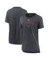 Nike Women's  Heather Charcoal Houston Astros Authentic Collection Early Work Tri-blend T-shirt In Heather Charcoal