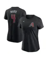 Nike Women's  Ketel Marte Black Arizona Diamondbacks 2024 Fuse Name And Number T-shirt In Black