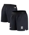 Nike Women's  Navy Detroit Tigers Authentic Collection Team Performance Shorts In Navy