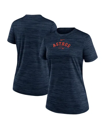 Nike Women's  Navy Houston Astros Authentic Collection Velocity Performance T-shirt