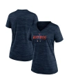 Nike Women's  Navy Houston Astros Authentic Collection Velocity Practice Performance V-neck T-shirt In Navy
