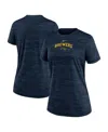 Nike Women's  Navy Milwaukee Brewers Authentic Collection Velocity Performance T-shirt In Navy