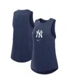 Nike Navy New York Yankees Legacy Icon High Neck Fashion Tank Top In Navy