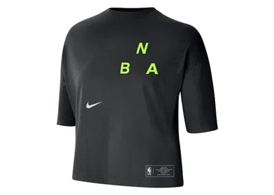 Pre-owned Nike Women's  Nba Team 31 Essential Loose Fit T-shirt In Black