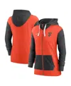 Nike Women's  Orange San Francisco Giants Full-zip Hoodie In Orange