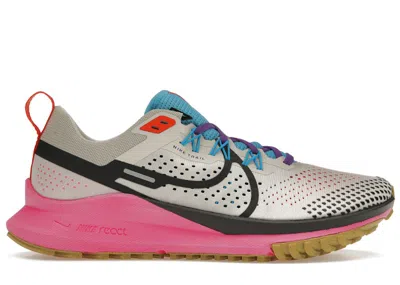 Pre-owned Nike Women's  React Pegasus Trail 4 Lightt Orewood Brown Dark Smokey Grey Sneakers In Light Orewood B