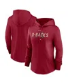 Nike Women's  Red Arizona Diamondbacks Authentic Collection Pregame Performance Pullover Hoodie In Red