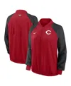 Nike Women's  Red Cincinnati Reds Authentic Collection Team Raglan Performance Full-zip Jacket In Red