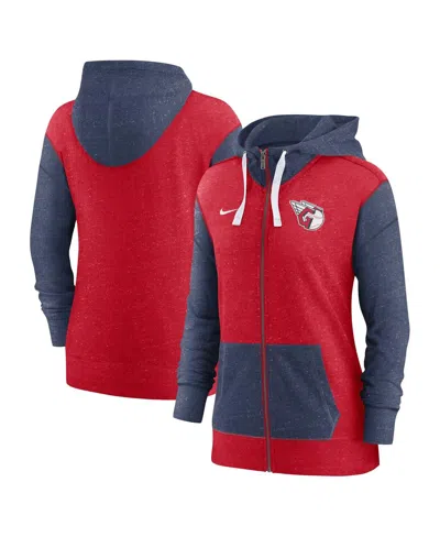 NIKE WOMEN'S NIKE RED CLEVELAND GUARDIANS FULL-ZIP HOODIE