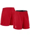 Nike Women's  Red Los Angeles Angels Authentic Collection Knit Shorts In Red