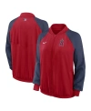 Nike Women's  Red Los Angeles Angels Authentic Collection Team Raglan Performance Full-zip Jacket In Red