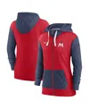 Nike Women's  Red Washington Nationals Full-zip Hoodie In Red