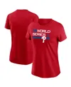Nike Red Philadelphia Phillies 2022 World Series Authentic Collection Dugout T-shirt In Red