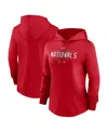 Nike Women's  Red Washington Nationals Authentic Collection Pregame Performance Pullover Hoodie In Red