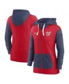 Nike Women's  Red Washington Nationals Full-zip Hoodie In Red