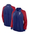 Nike Women's  Royal Texas Rangers Authentic Collection Team Raglan Performance Full-zip Jacket In Royal