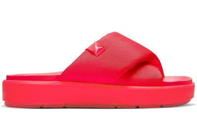 Pre-owned Nike Women's  Sophia Slide Sneakers In Siren Red/white