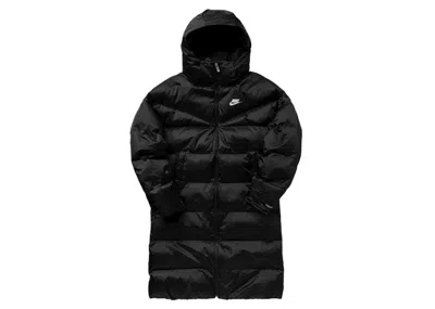 Pre-owned Nike Women's  Sportswear Tf Synfl City Shine Winter Jacket In Black