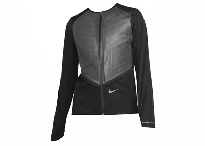 Pre-owned Nike Women's  Stormfit Adv Run Division Jacket In Black/grey