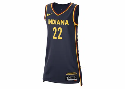 Pre-owned Nike Women's  Wnba Caitlin Clark Indiana Fever Drifit Victory Jersey In College Navy Blue