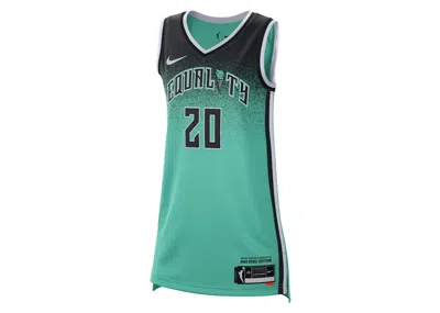 Pre-owned Nike Women's  Wnba Rebel Editon New York Liberty Sabrina Ionescu 2023 Drifit Victory Jersey In Mint/b In Multi