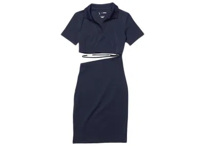 Pre-owned Nike Women's  X Jacquemus La Robe Polo Shirt In Dark Obsidian/black