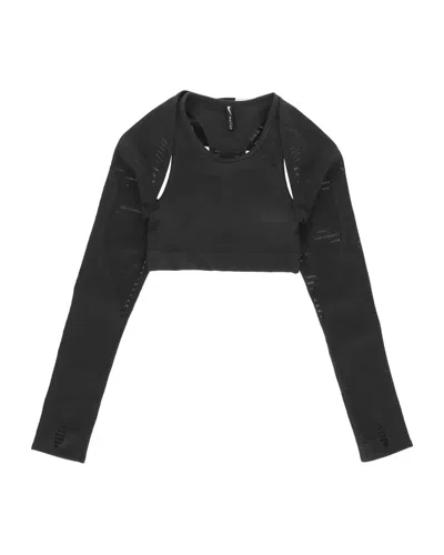 Pre-owned Nike Women's  X Mmw Bra In Black