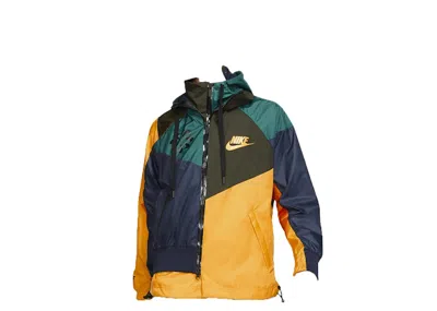 Pre-owned Nike Women's  X Sacai Hooded Anorak In Jacket University Gold/campfire Orange