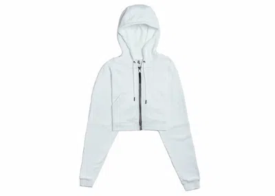 Pre-owned Nike Women's Lab Nrg Fullzip Hoodie In White